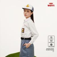 Gambar Woffi Seragam SMA Kemeja Panjang Badge Special Edition Putih dari Woffi Kids undefined 2 Tokopedia