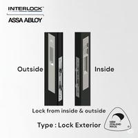 Gambar INTERLOCK ASSA ABLOY INVISIO FLUSH PULL HANDLE SLIDING DOOR PREMIUM - Matt Black, Lock Exterior dari GGEsta Indonesia undefined 2 Tokopedia