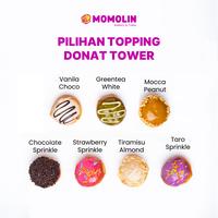 Gambar Momolin Bakery Donat Tower - Donat Tower Ultah- Donal Tower Kekinian - Custom Donat Tower Viral dari Momolin Bakery undefined 5 Tokopedia