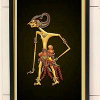 Gambar hiasan dinding poster wayang Wisanggeni plus bingkai ukuran 53*35 dari RobetsART undefined 1 Tokopedia