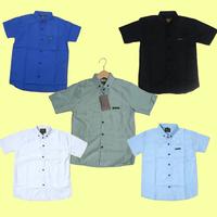 Gambar Paket  Baju  kemeja super Hemat 5 pcs Kemeja Anak Bahan Soft Katun Fashion - Navy, Putih, Coksu, Mustard, Army, Anak M (BB 10-13 kg) dari raffkemejastore undefined 3 Tokopedia