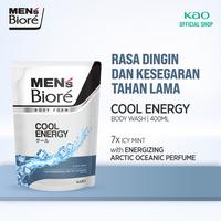 Gambar Men's Biore Body Foam Sabun Mandi Cair Pria Cool Energy 400 ml Pouch dari KAO Indonesia undefined 1 Tokopedia