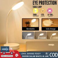 Gambar Lampu Belajar Tricolour Sentuh 3 Warna Lampu Tidur Wireless Lampu Lampu LED Meja Belajar USB LED Usb Rechargeable Lampu Meja Belajar On Off Lampu Baca Desk Lampu Meja LED Desk Lamp Reading Book Lamp - Putih dari Produk luar.id undefined 1 Tokopedia
