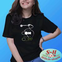 Gambar Kaos o-neck wanita dewasa"oblong wanita dewasa"Atasan kaos wanita"kaos distro((Headset on-off)) Baju Digital Panjang Pendek Seragam Tshirt - MERAH, M dari SESILIA-shop99 undefined 4 Tokopedia