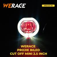 Gambar [WERACE] LAMPU PROJIE BILED CUT OFF MINI 2.5 INCH ALA-ALA WITH ANGEL EYE WHITE YELLOW - BLUE DEVIL RED dari GLOBAL LED MOTORINDO undefined 1 Tokopedia