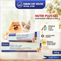 Gambar 120gr NUTRI PLUS GEL Virbac Vitamin Untuk Kucing Anjing Penambah Nafsu Makan Imun Original Pelebat Bulu Anti Rontok Nutriplus Gell Ori Asli Bobot Berat Badan dari Babah Cat House undefined 1 Tokopedia