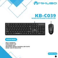 Gambar Mikuso KB-C039 Wired Keyboard & Mouse Set dari Mikuso Indonesia undefined 1 Tokopedia