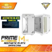 Gambar CASING PRIME GAMING M-[M] - Aesthetic mATX Case Tempered Glass dari Techno Computer Bali undefined 1 Tokopedia