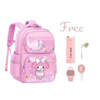Gambar BANYAK BONUSNYA Tas Anak Sekolah Perempuan KUROMII MIKA 5 IN 1 Free Kipas Nano Botol Minum Jam Tangan dan Gantungan Bunga Murah - Kuromi Tas Aja dari BENEFICIA STORE undefined 2 Tokopedia