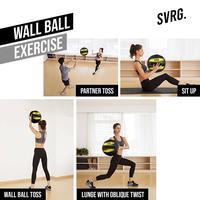 Gambar Svarga Wall Ball 15 Kg - Medicine Ball - Slam Ball - Wall Ball, 9 Kg dari SVRG Store undefined 5 Tokopedia