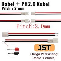 Gambar 1 Set Socket Mini JST PH2.0 2P Male Female PH 2.0 2 Jalur 2mm Soket Kabel Plug Jack Wire Cable 20cm dari SINAR CERIA ELEKTONIK undefined 3 Tokopedia