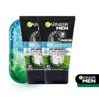 Gambar Garnier Men Oil Control 3 in 1 Charcoal Foam 100ml / 50ml Perawatan Kulit Wajah Berminyak - TLOC 3in1 Charcoal 50ml dari Mintaro Shop undefined 2 Tokopedia