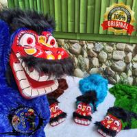 Gambar Barongan Kepala Kayu Kain Bulu Raspur, Caplokan, Bangbarongan Reak Untuk TK-SD dari jimbarwana undefined 4 Tokopedia
