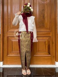 Gambar ROK SPAN SLIM MOTIF SONGKET PRINTING DAN MOTIF BATIK BAHAN KATUN - ROK SONGKET MARUN, S dari RumahKebayaSongketBandung undefined 1 Tokopedia