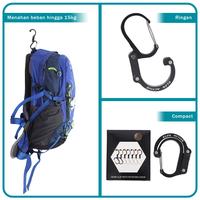 Gambar Elfs Active Carabiner Clip with 360 Rotating S Hook Outdoor Gear dari Elfs Active undefined 2 Tokopedia