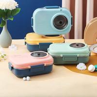 Gambar Lunch Box Stainless Sus 304 Kotak bekal makan tempat bekal makanan anak dewasa - PinkBiru dari Home Shopper Store undefined 2 Tokopedia