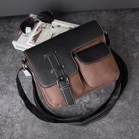 Gambar NICE MADE-Tas selempang pria kulit buram baru dengan banyak kantong Tas bahu kecil pria bisnis Tas tukang pos Tas selempang retro santai Tas selempang - brown dari NICE MADE SHOP undefined 5 Tokopedia