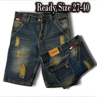 Gambar REAL PICT celana pendek jeans sobek premium aksen spray wisker Tebal Distro Pria Retro celana sobek cowok dewasa - Retro Sobek, 27 dari Co Cloth undefined 1 Tokopedia