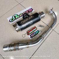 Gambar KNALPOT RACING MAFIA FULLSER SLINCER TYPE PREDATOR BLACK COATING AEROX VARIO 160 PCX160 MIO BEAT - aerox dari SHEEVA RACING STORE undefined 1 Tokopedia