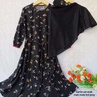 Gambar Gamis anak set hijab bahan misby - Pink dari Abqary Grosir Jember undefined 3 Tokopedia
