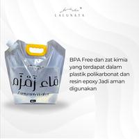 Gambar LALUNATA - Jerigen Lipat Travel Kantong Air Zamzam Portable BPA Free 5 Liter Perlengkapan Haji dan Umroh dari Lalunata undefined 2 Tokopedia