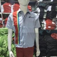 Gambar Seragam SPBU Pertamina Pasti Prima OB dan Topi - M, Pria dari seragamspburexon undefined 5 Tokopedia