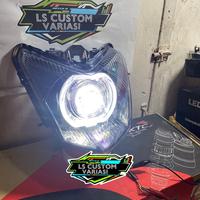 Gambar New Reflektor Honda Blade 110 set Biled ala 4,5 inch cahaya kece super Terang kualitas Terbaik Top Motorcycle - Putih devil ungu dari LS CUSTOM VARIASI undefined 5 Tokopedia