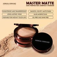 Gambar ARMAN ARMANO COSMETICS - Master matte skin perfector compact powder foundation - High Coverage - Bedak padat - Untuk kulit berminyak dan Kering wajah - AA01 Ivory dari Arman Armano Cosmetics undefined 5 Tokopedia