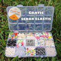 Gambar manik manik 1 set kotak/ manik 1 set 12 skat/ manik 1 set 10 sekat/ manik manik serok 1 set kotak/DIY manik 1 set aesthetic/ manik 1 set box meronce - P5 dari Girly beads undefined 5 Tokopedia