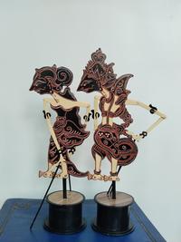 Gambar Hiasan Pajangan Wayang Kayu Rama Sinta Set Isi 2 dari Kerajinan Tulakir Fiberglass undefined 4 Tokopedia