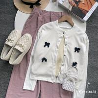 Gambar Vienetta.id-ONESET SETELAN WANITA KEKINIAN BAJU CELANA PANJANG WANITA REMAJA KEKINIAN ATASAN CARDI PITA COQUETTE MIX KULOT CRINKLE HIGHWAISTFIT TO XL OUTFIT HEALING OUTFIT NGEDATE STUDYTOUR NONGKI KEKINIAN SIMPLE KOREAN STYLE FASHION KEKINIAN 2025 Regular - set A9, Bawahan saja dari Vienetta.id undefined 3 Tokopedia