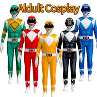 Gambar Pria Dewasa Wanita Perkasa Morphin Power Rangers Cosplay Kostum Halloween Pesta Mewah Jumpsuit - Red, Dewasa-L/XL-170 dari cocoparni undefined 1 Tokopedia