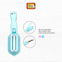 Gambar CATALINA - BPFS 01A Fish Scale 2in1 Knife | Pisau Pembersih Ikan - Blue dari LOZ INDONESIA undefined 5 Tokopedia
