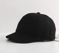 Gambar Topi Baseball Pet Pendek Bordir Polos Premium Topi Lidah Pendek Unisex Kekinian - Hitam dari Bahampuah store undefined 4 Tokopedia