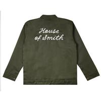 Gambar House of Smith Jacket Smiley Work Jacket Twill Army - Jaket Pria Casual dari HOUSE OF SMITH undefined 2 Tokopedia