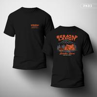 Gambar Kaos Hitam Pendaki (PK) Ukuran S-5XL Lengan Pendek  Kaos Distro Kaos Pria Kaos Lengan Pendek Kaos Keren Kaos Tshirt Oblong Baju Combed Katun Dewasa - PK-01, S dari SULTAN PALUGADA undefined 3 Tokopedia