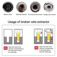 Gambar Alat Pembuka Kran Patah Dalam Pipa Tembok Pipe Screw Extractor dari bombaxstore undefined 4 Tokopedia
