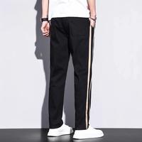 Gambar Tamp-X Oversize Jumbo Celana Panjang Pria Training Joger Cepat Kering Baggy Pants Hitam Sweatpants Grey Korean Style Pinggang Karet - Hitam, S dari Tamp-X.id undefined 5 Tokopedia