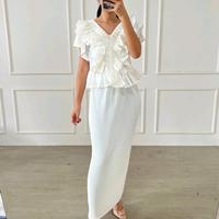 Gambar Rok span plisket lidi / Rok span / Rok plisket / Rok  wanita Terbaru - Army dari SALMI SCRAFT undefined 5 Tokopedia