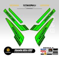 Gambar STRIPING HONDA WIN / MOTIF 25 / STICKER WIN 100 / SETIKER WIN / STIKER  / STREPING / STIPING / SETRIPING / SKOTLET / SEKOTLET / SKOTLAIT / LES / LIS / LIST / POLET / DEKAL / DECAL / STOCK DECAL / VARIASI / ORI / THAILAND / SIMPLE UNIK / Motorcycle - GOLD dari Stikerkudecal undefined 5 Tokopedia