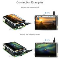 Gambar Waveshare 3.5" Raspberry Pi LCD TFT IPS + Touchscreen SpotPear Rev2.0 dari Arduino Store undefined 3 Tokopedia