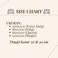 Gambar SPREI SAJA TINGGI 45 CM - TENCEL(TM) LYOCELL 60S BANTAL GULING SARUNG KING - Katrina Terracotta, 200x200x45 dari marsadi undefined 3 Tokopedia