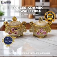 Gambar Bundling Pajangan  Set Emas Berkilau Mewah Import Dekorasi Rumah vas bunga yang terhubung dengan dimensi lain mawar kristal menghubungkan ke guci di plastik pe wrapping putih 1 estetik untuk meja tamu ruang bonsai   tanaman & buah dekoratif tanaman villa dari Keramikcantikimportfanybella undefined 5 Tokopedia