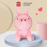 Gambar Miniso Official Boneka mainan anak Sitting Piglet Plush Toy with Dinosaur Hoodie - Hoodie Dinosaurus dari Miniso Toy ID undefined 3 Tokopedia