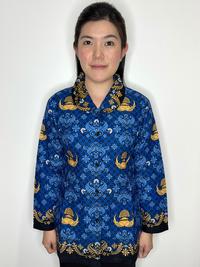 Gambar SERAGAM BATIK BAJU KORPRI TERBARU WANITA / BAJU KORPRI - k. piyama hitam, S dari HiroBites shop undefined 1 Tokopedia