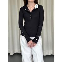 Gambar SIVALI Valent Top - Korean Long Sleeve Knit Top - Atasan Wanita Lengan Panjang Baju Dalaman Knitwear Cardigan Basic - Grey, S/M dari Sivali Factory_NEW undefined 2 Tokopedia