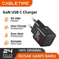 Gambar Adaptor Wall Charger CABLETIME GaN 100W Multi Port PD Fast Charging - 100W-BLACK dari Cabletime Surabaya undefined 3 Tokopedia