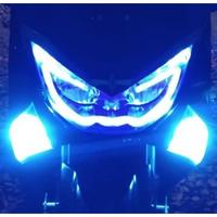 Gambar LUXIMOS Lampu Led T10 Senja Dan Sein 2 Mode Motor 54 Titik Mata DF1 - NINE AUTOSERIES - Ice  Blue - Kuning dari NINE Official Store_NEW undefined 4 Tokopedia