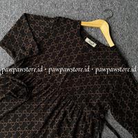 Gambar DASTER ONLY Miranda Midi Dress Daster Lengan 3⁄4 bahan Rayon Viscose Lembut  Wanita Hamil Busui friendly - Bunga Mustard dari pawpawstore.id undefined 3 Tokopedia