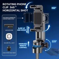 Gambar Zola Extendable Grip Tripod Mini Selfie Stick Remote Control Tripod 3 In 1 Tongsis Tripod Bluetooth - Black dari Zola Indonesia undefined 3 Tokopedia